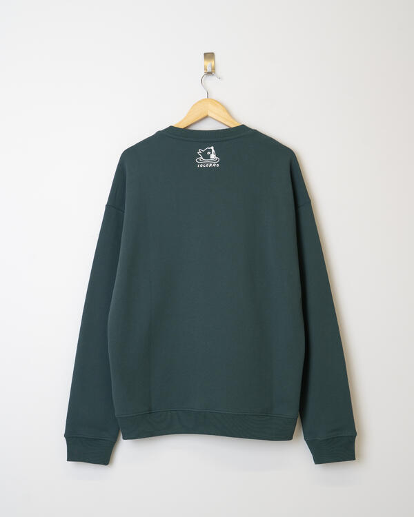 Sweater Verde / Gato Branco